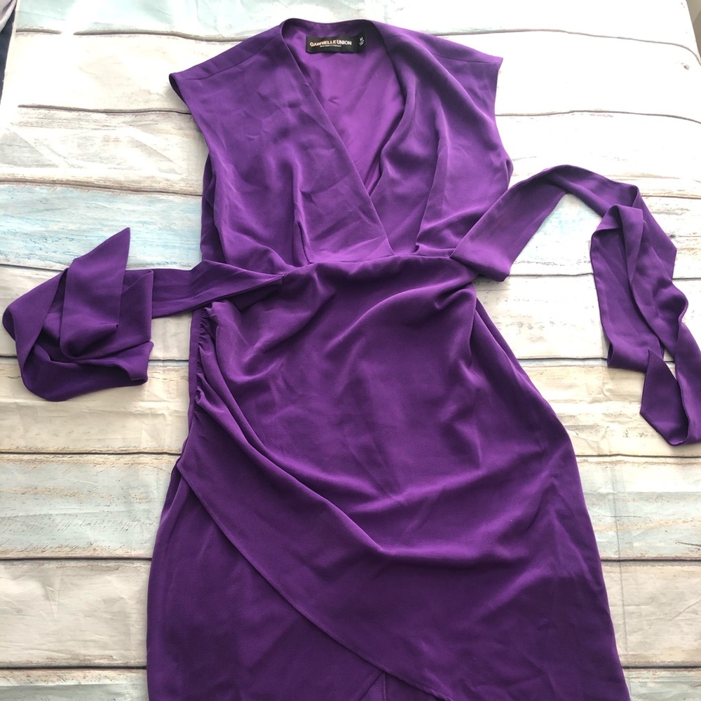 Gabrielle Union Purple dress